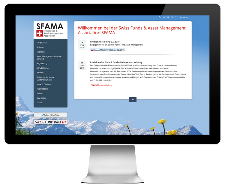 Websystem SFAMA