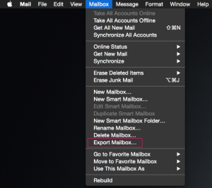 Export Apple Mailboxes