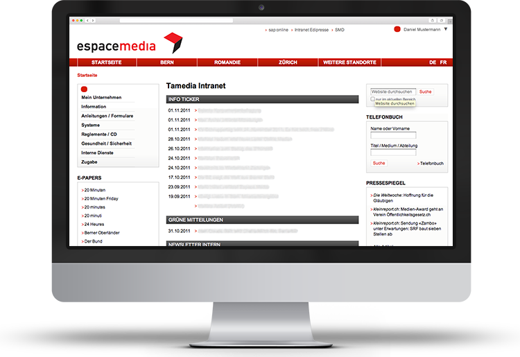 Portfolio-Intranet-Espace